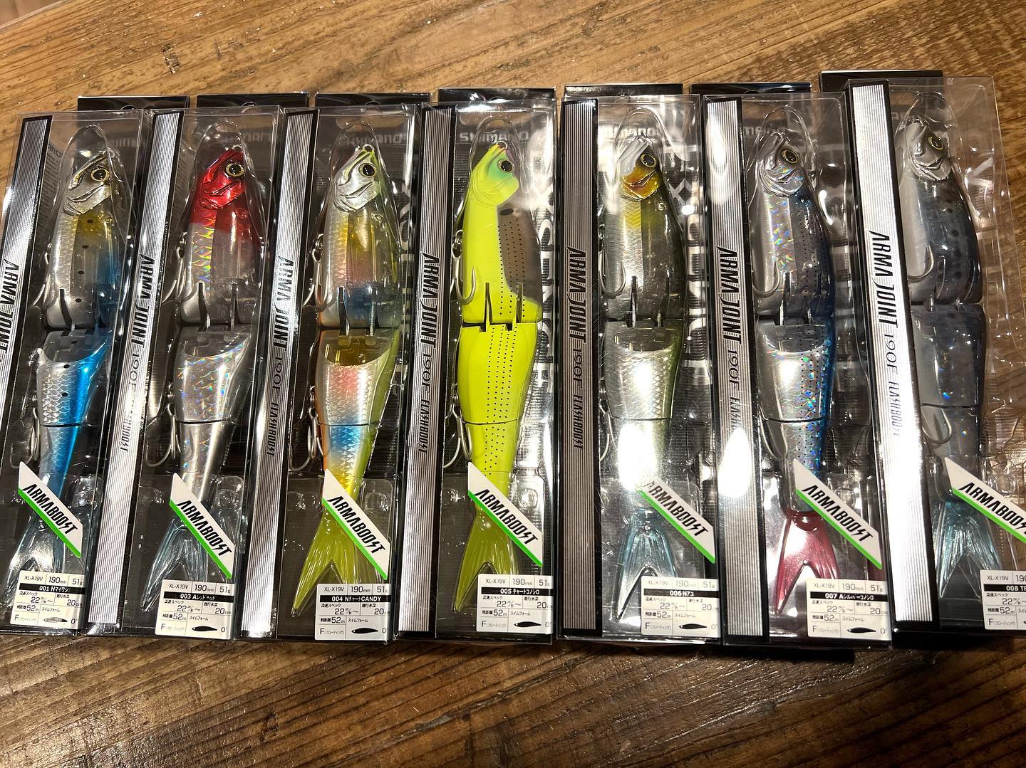 シマノ【アーマジョイント190F フラッシュブースト】入荷しました 