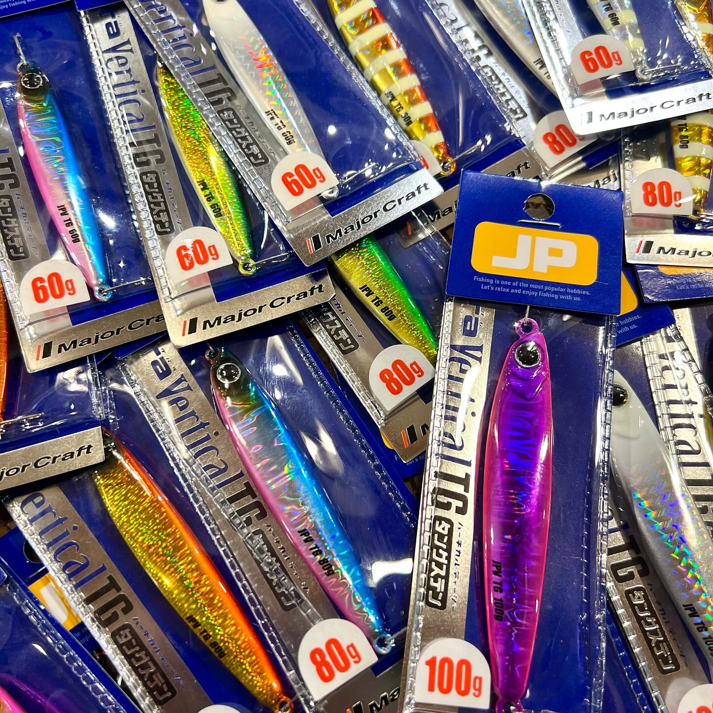 メジャークラフト【ジグパラバーティカルTG】60,80,100g入荷しま メジャークラフト【ジグパラバーティカルTG】60,80,100g入荷しま