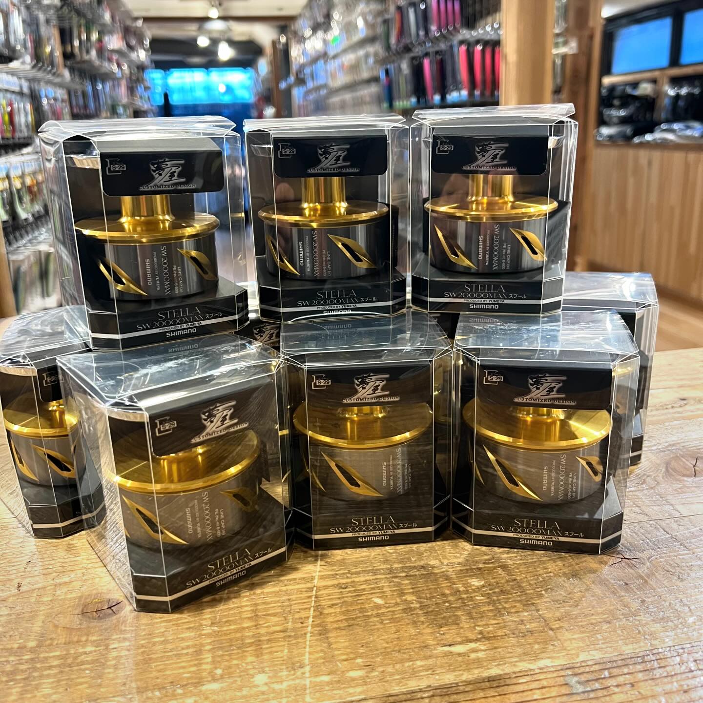 シマノ【夢屋20ステラSW20000MAXスプール】
1年以上前に注文してたスプールがやっと入荷しました
ご予約頂いていたお客様大変お待たせしました!
店頭分は数個在庫しております。
店頭にてお一人様①個で販売致します。
完売してしまった際はご了承下さい。
また次回入荷は未定の為、現在ご予約は受け付けておりません。
※1/31 19:30全て完売しました。