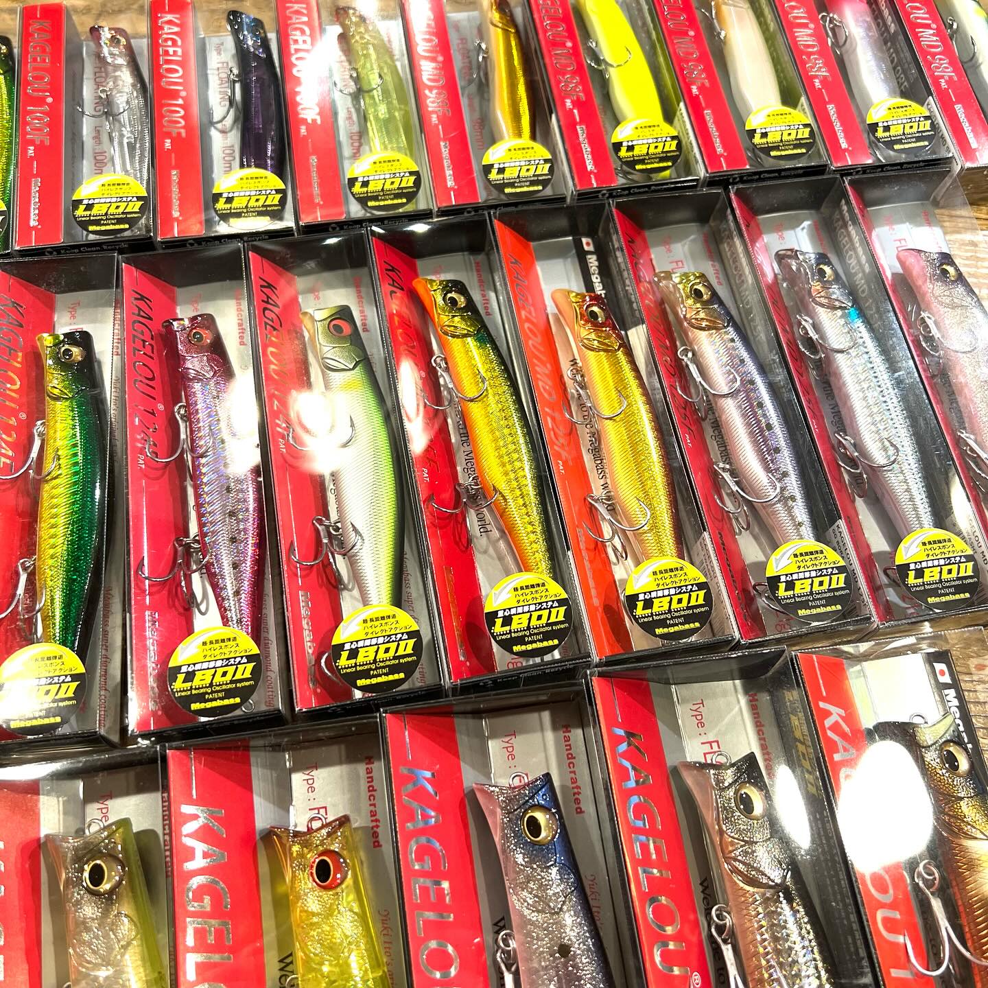 メガバス【カゲロウシリーズ】入荷しました 100F,MD98F,124F,MD125F,155Fの5機種入荷しております! 今回も少量入荷となっております。 沢山のお客様に使って頂きたいので、ご協力お願い致します🤲 | 海吉情報 メガバス【カゲロウシリーズ】入荷しました 100F,MD98F,124F,MD125F,155Fの5機種入荷しております! 今回も少量入荷となっております。 沢山のお客様に使って頂きたいので、ご協力お願い致します🤲 | 海吉情報