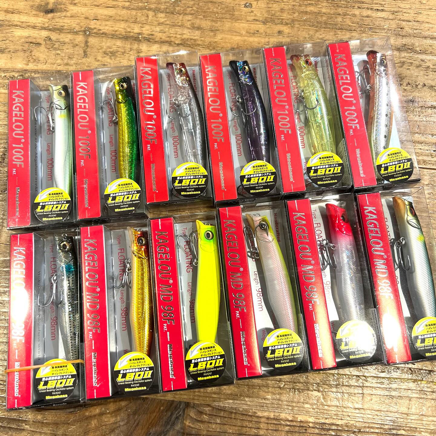 メガバス【カゲロウシリーズ】入荷しました 100F,MD98F,124F,MD125F,155Fの5機種入荷しております! 今回も少量入荷となっております。 沢山のお客様に使って頂きたいので、ご協力お願い致します🤲 | 海吉情報 メガバス【カゲロウシリーズ】入荷しました 100F,MD98F,124F,MD125F,155Fの5機種入荷しております! 今回も少量入荷となっております。 沢山のお客様に使って頂きたいので、ご協力お願い致します🤲 | 海吉情報