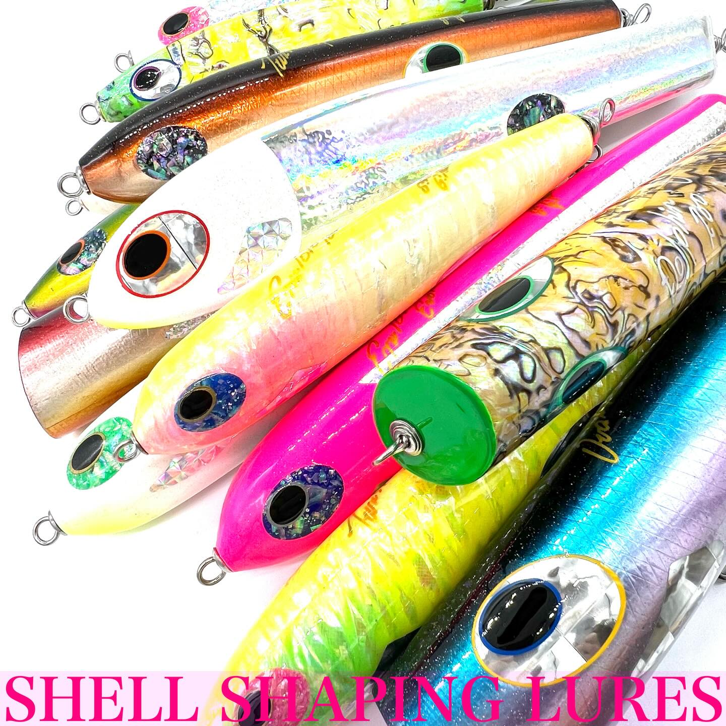 SHELL SHAPING LURES】 貝田ルアー入荷しました〜！ トランペット、若
