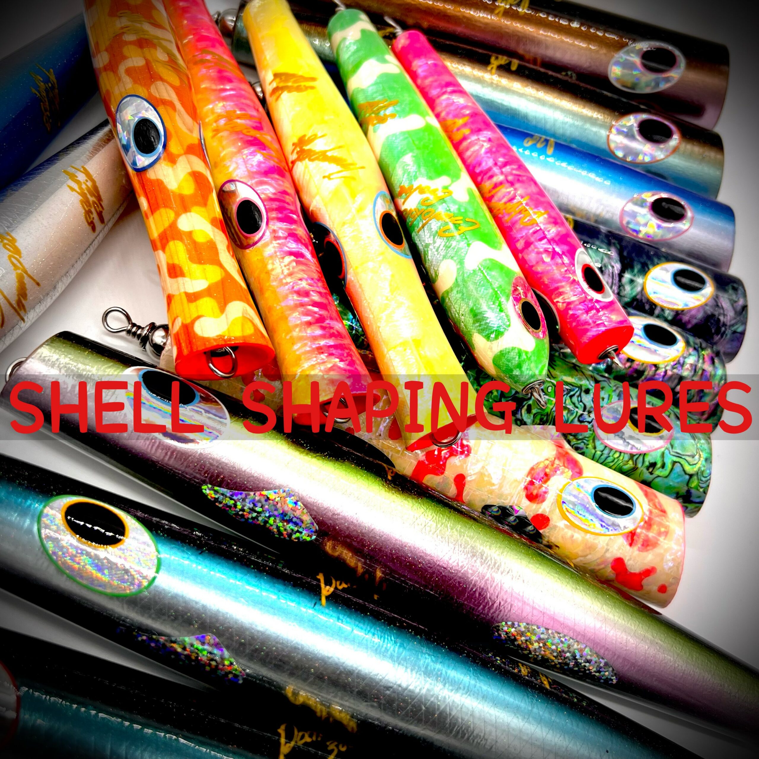SHELL SHAPING LURES】魂の貝田ルアー入荷しました〜🤗ポッパーメイン